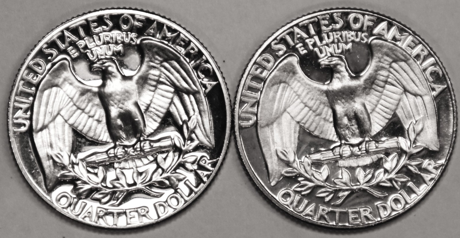1972-S and 1974-S Proof Washington Quarters - #4591E
