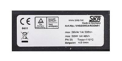 SIKA VHS20M0ARDEN91 Flow switch