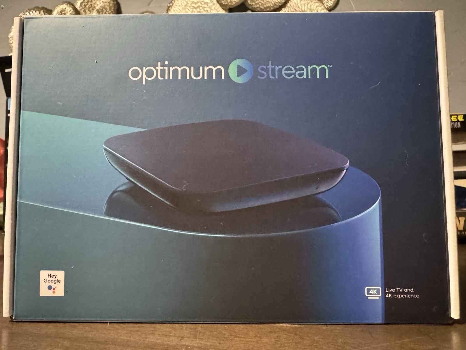 Optimum Stream Box 4k Live TV Streaming Altice with Remote DV8555 New Open Box