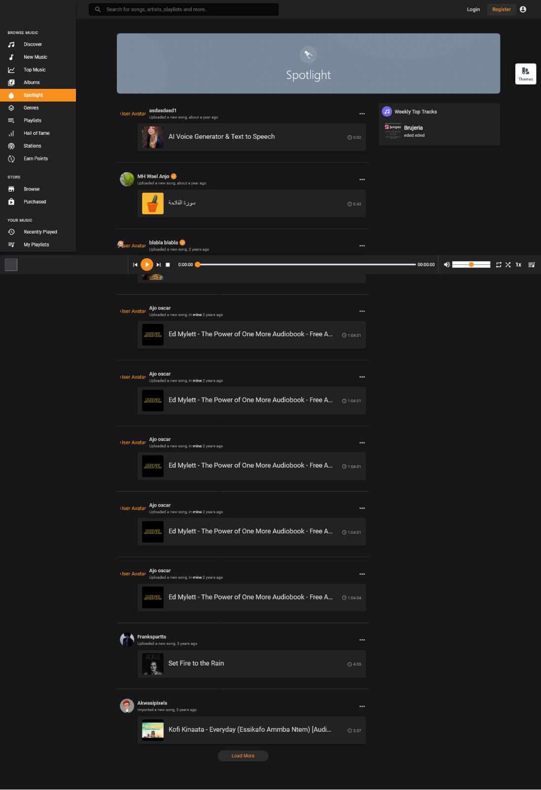 Soundra - Music Sharing & Streaming PHP Platform | SaaS Ready | Full Source Code