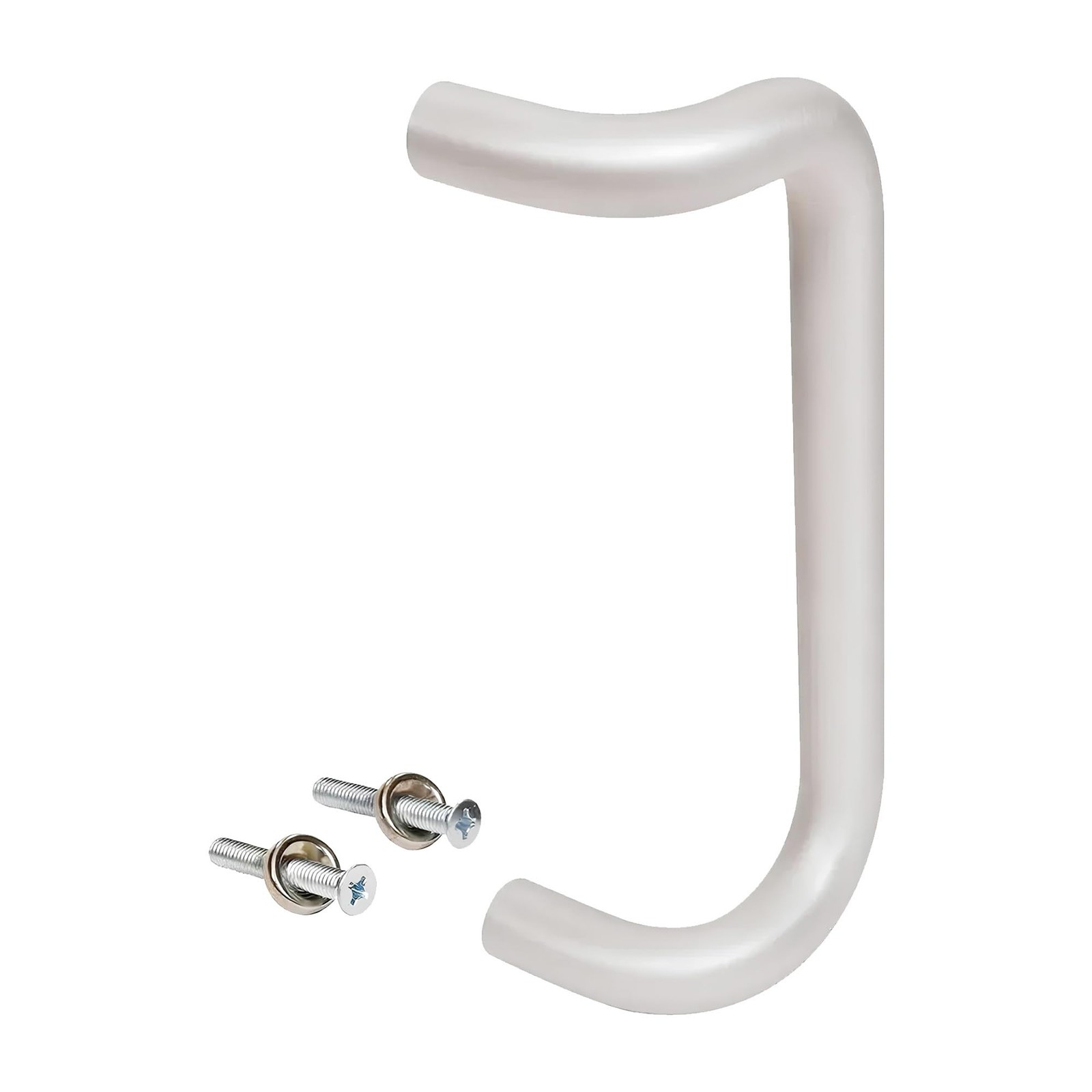 Solid Offset Pull Handle Aluminum Material, Clear Anodized Finish, 11" Length...