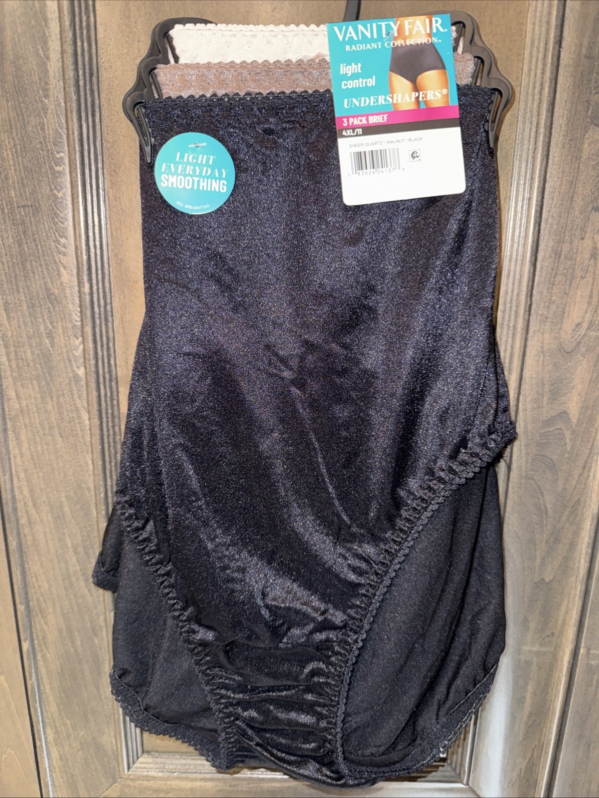 Vanity Fair Radiant Collection 3 Pack Light Control Undershapers Size 4 X