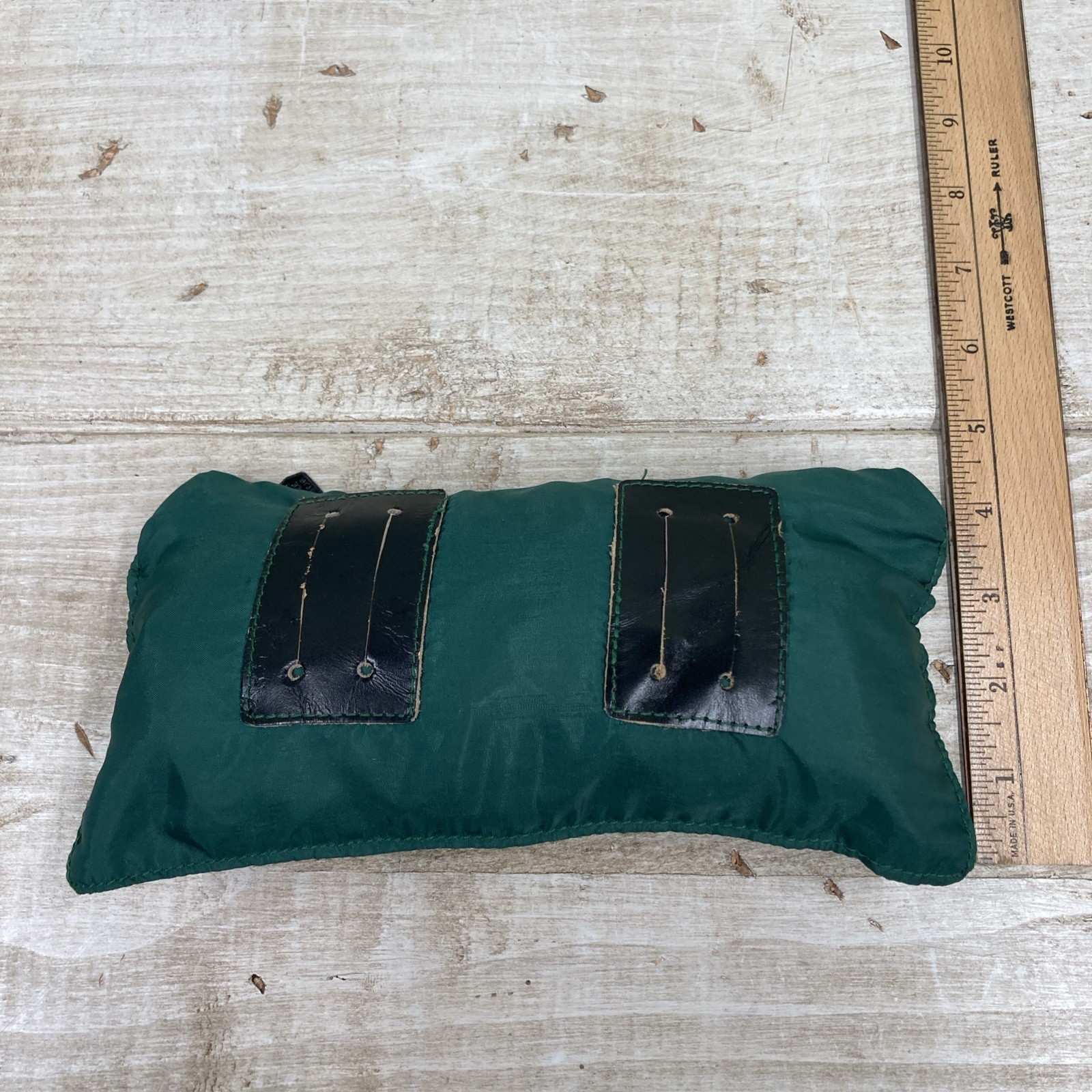 Vintage CobMaster Cob Master Backpack Stows Into Pocket/Belt Attachment Green
