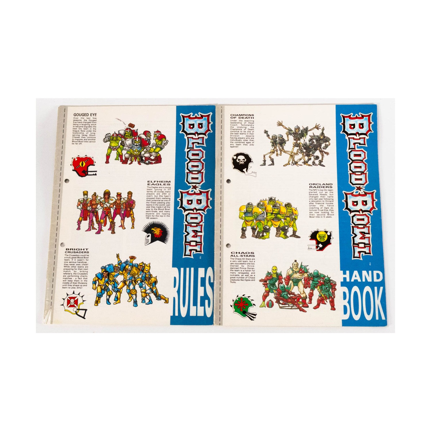 GW Blood Bowl (2nd Ed) - Rules Only! VG+