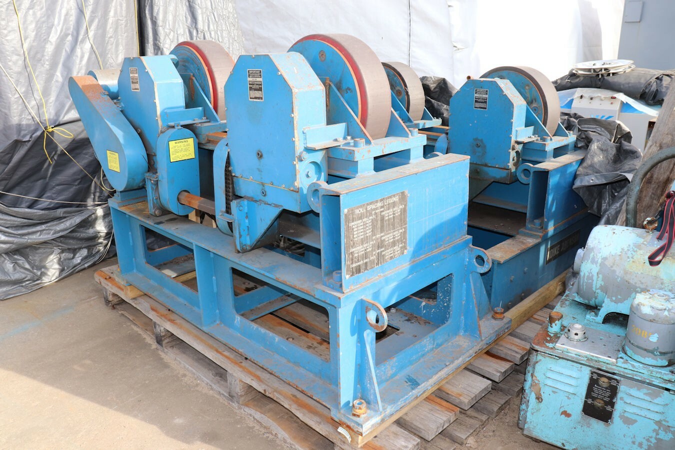 Koike Aronson WRD30 Turning Rolls - 30,000 lbs.