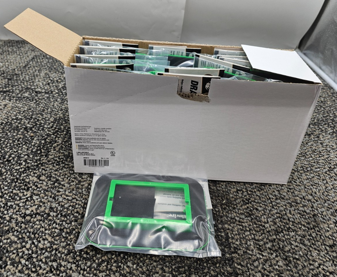 (QTY 24) Southwire MDSK1G: 1-Gang Box Draft Seal Assy For Nonmetallic Boxes