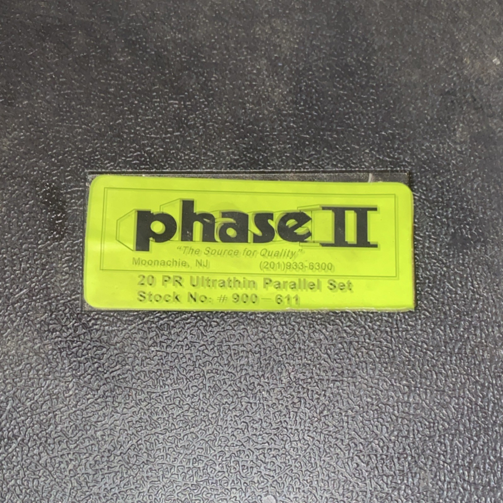 Phase II Hardness Tester Set Inspection  20 pr ultra thin parallel det