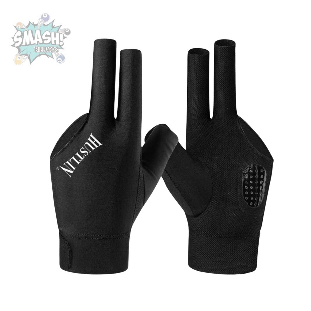 Hustlin USA Billiard Glove Black Size Large/XL Left Hand Bridge Pool Player Gift
