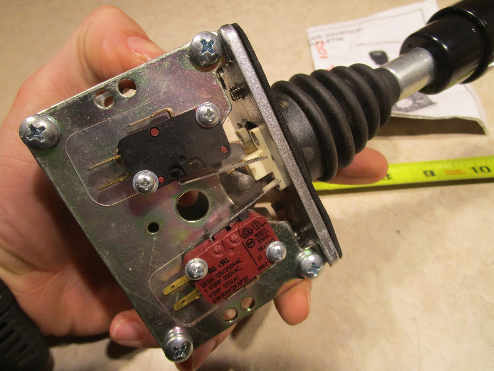 PRO-4-1243 SINGLE AXIS JOY STICK, R0492