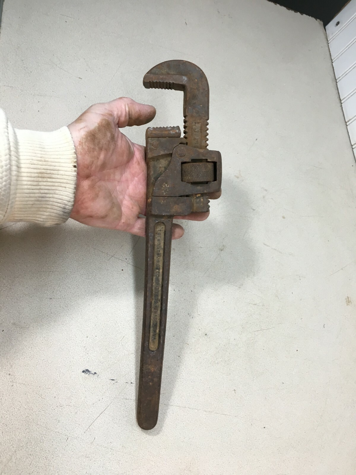 Vintage #14 Rigid Trimo Pipe Wrench