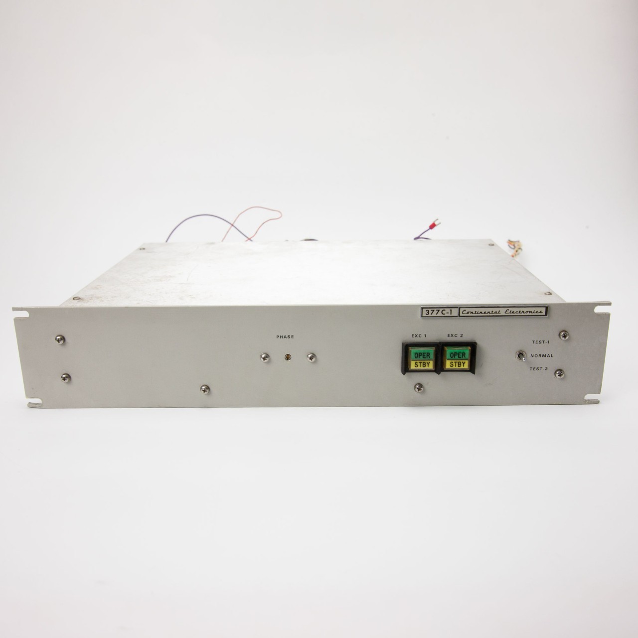 Continental Electronics 377C-1 Remote Control Exciter Interface Panel Rack Mount