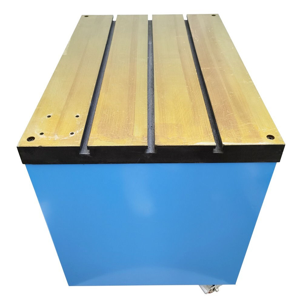 35.4"*23.6" Workbench with Drawers Cast Iron Table Cabinet for Tapping Machine