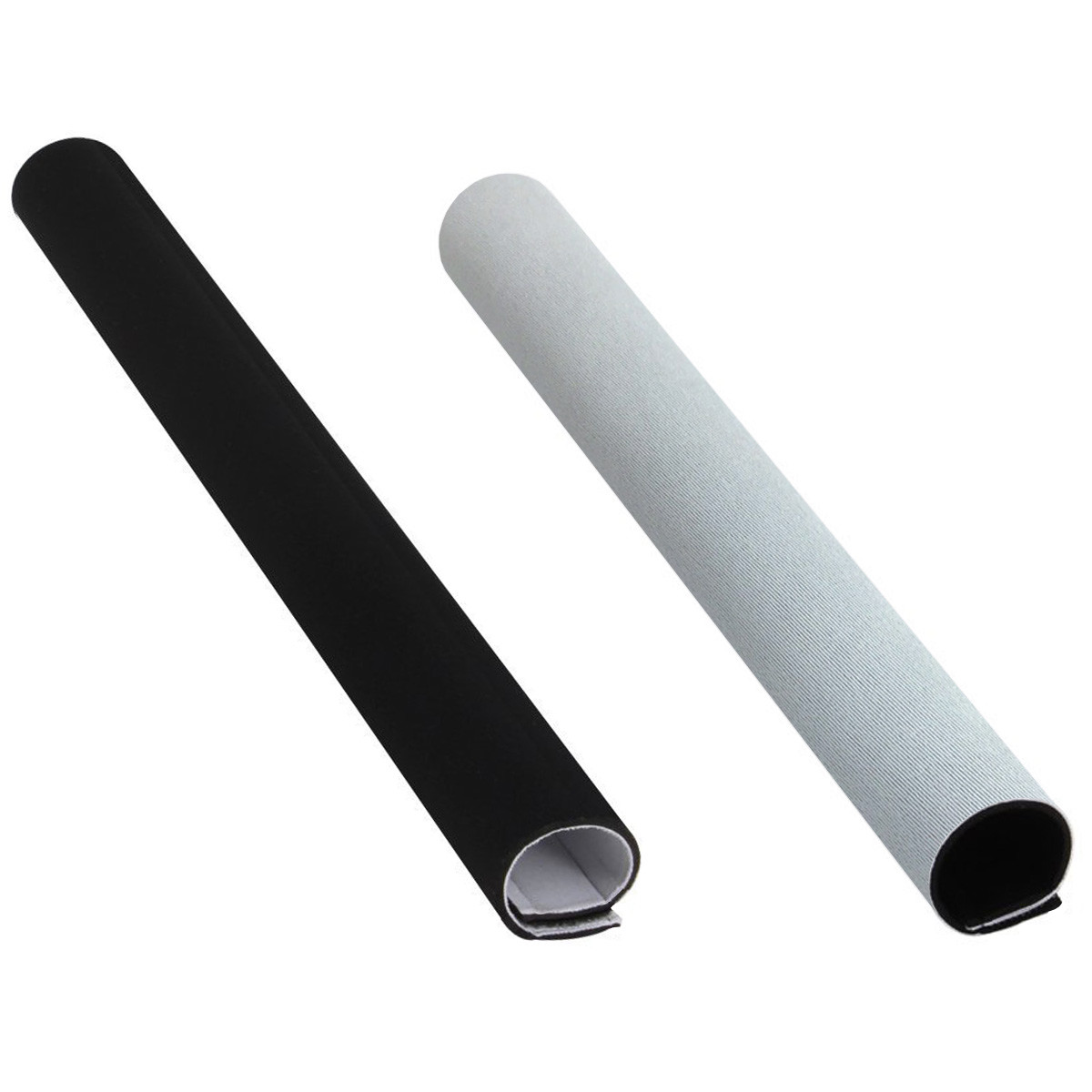 Neoprene Cable Organizer Wrap with Fastener - Black, White - 1" to 1.25"