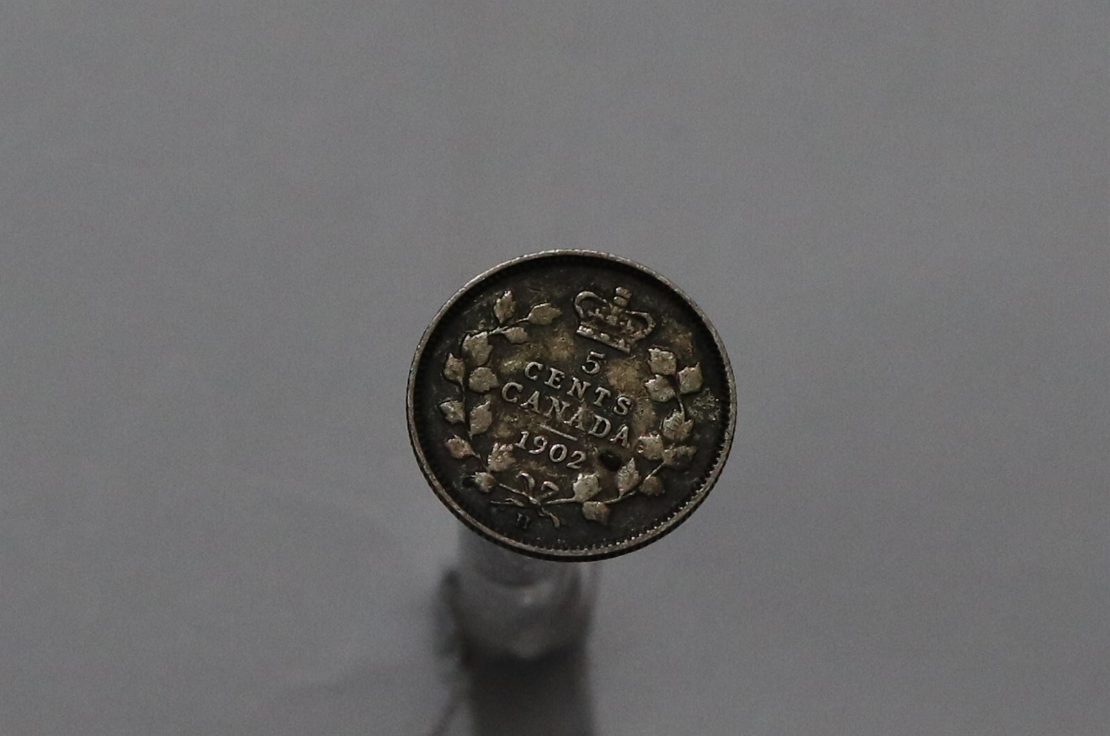 🧭 🇨🇦 CANADA 5 CENTS 1902 H SILVER TONED EDWARD VII B67 #K7048