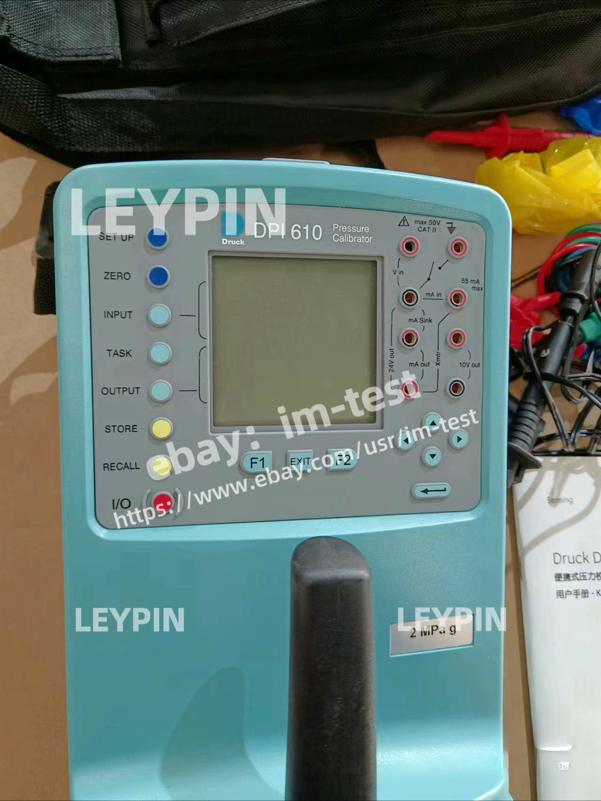 Druck DPI 610 1Mpag Portable Pressure Calibrator used#im#im