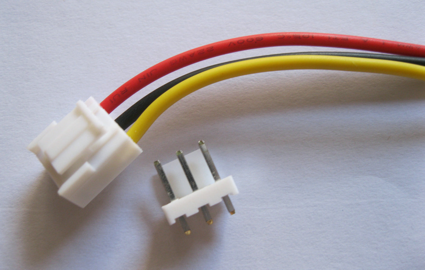 10 pcs VH3.96 3.96mm 3 Pin Female & Male Pin Connector 22AWG 300mm Leads Cable