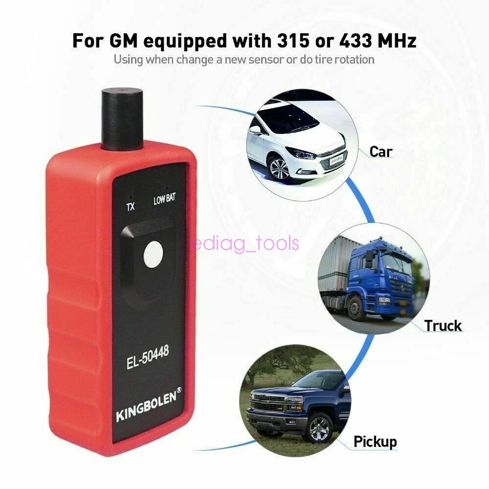 New TPMS Relearn Auto Reset Tool EL-50448 Tire Pressure Monitor For GM Vehicles
