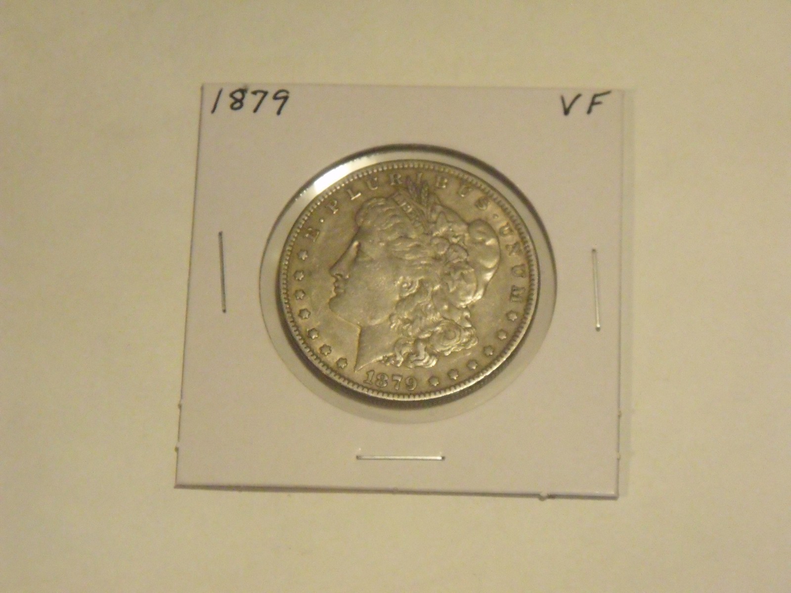 Silver 1879 Morgan Dollar   Very  Nice  VF condition