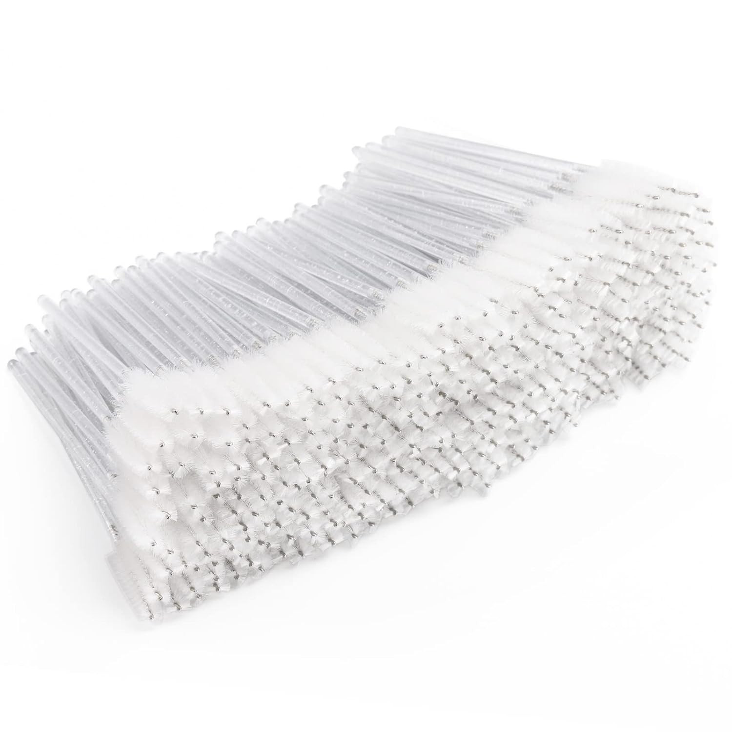 300 Pcs Disposable Mascara Wands, Crystal Spoolies Brush for Eyelash Extensions,