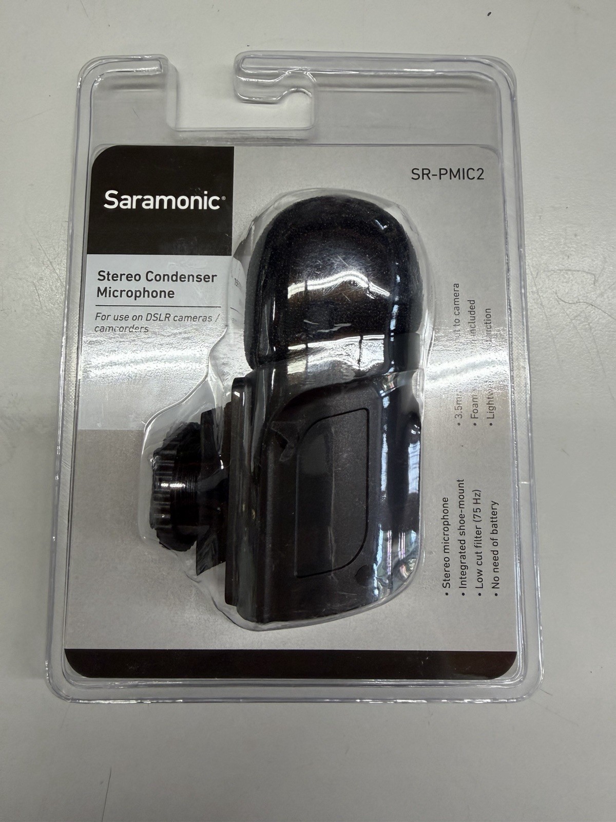 Saramonic Hot Shoe Microphone NEW IN BOX Model SR-PMIC2