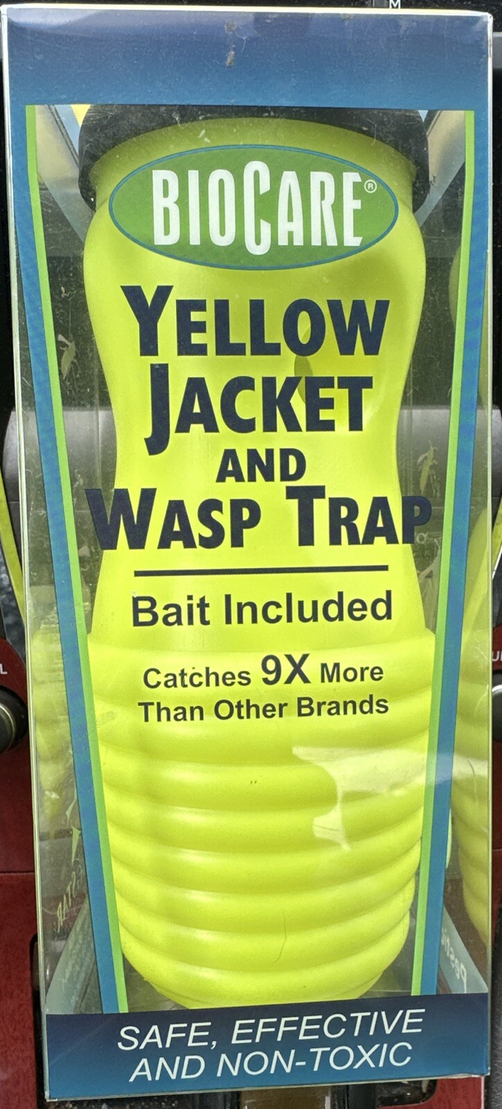 BioCare Reusable Outdoor Yellow Jacket and Wasp Trap with Bait PESTICIDE-FREE
