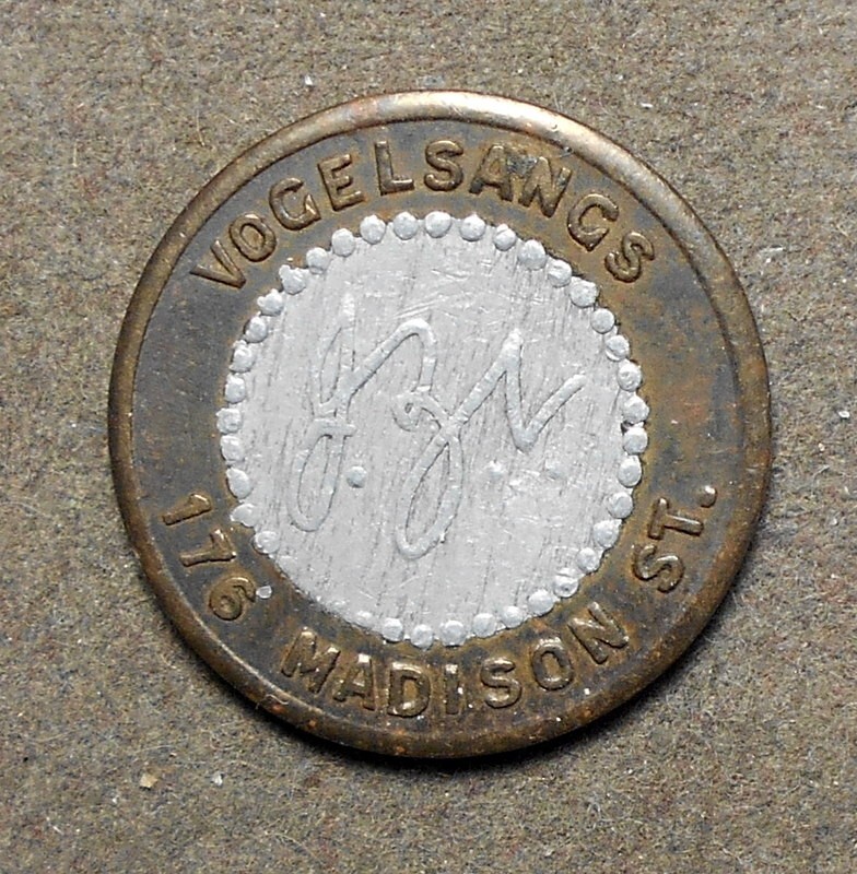 B729 Grand Rapids MI: Vogelsangs, 176 Madison St.   Good For 5c In Merchandise.