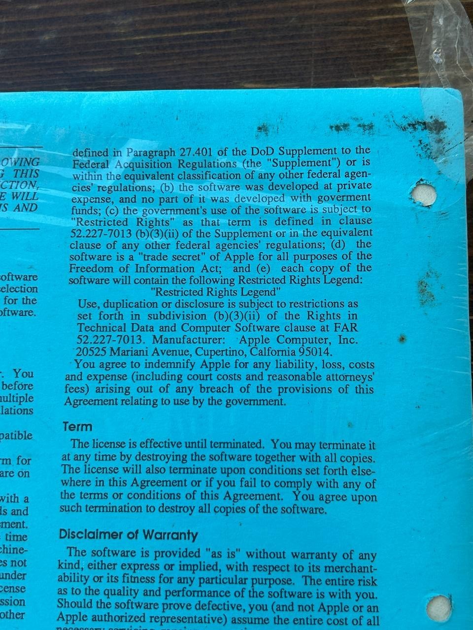 Apple MPW Pascal Language v1.0 Manual APDA KMSPWP w Disk Vintage