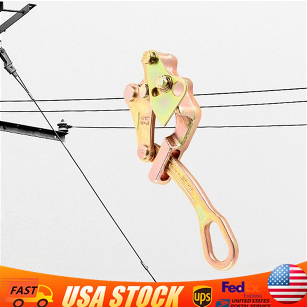 6600Lb Cable Clamp Pulling Jaw Grip Haven Grip Strand Wire Rope Hand Puller Tool