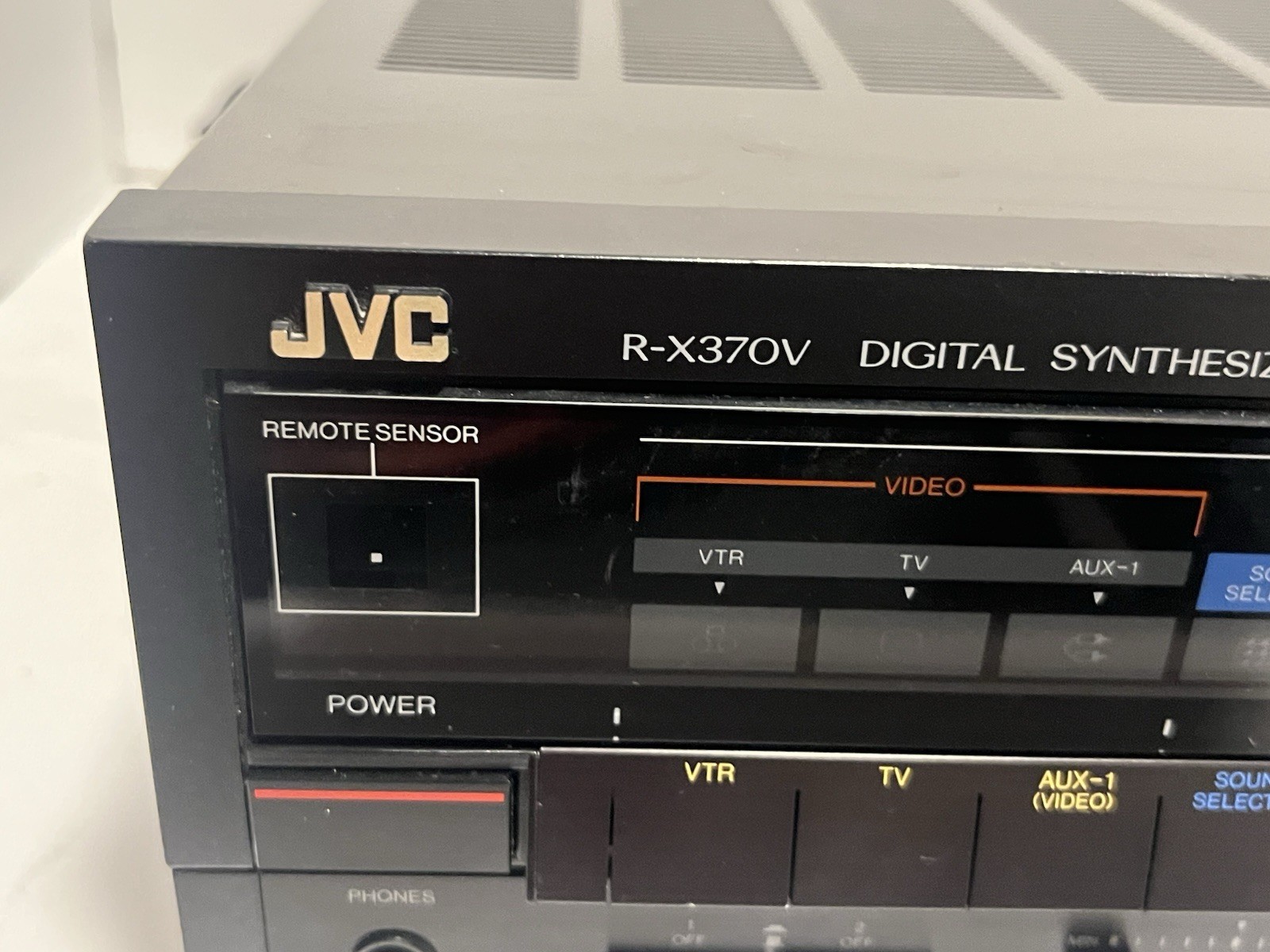 JVC R-X370V STEREO RECEIVER WITH REMOTE BUNDLE