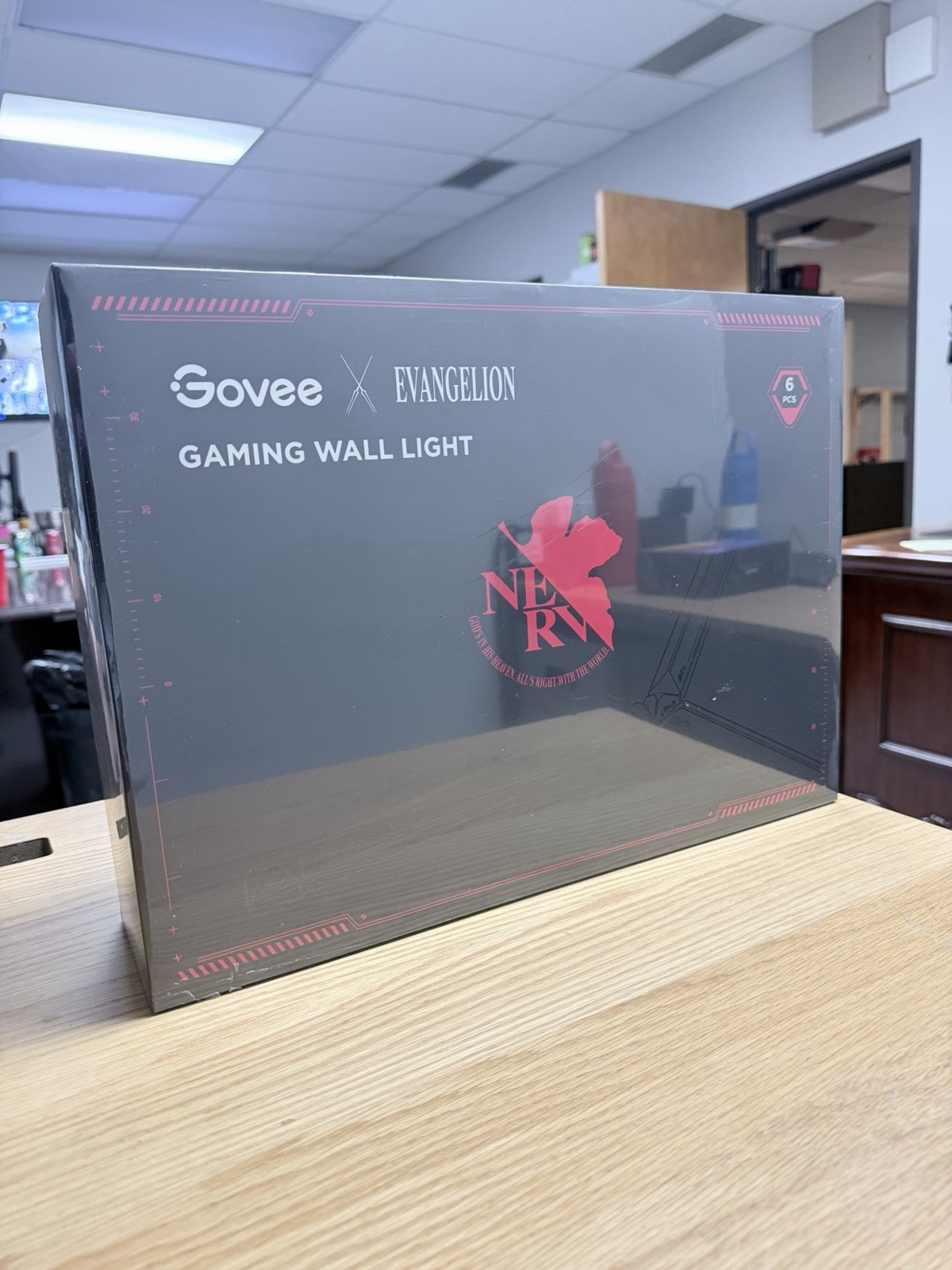 Govee x Evangelion Gaming Wall Light RGBIC Light Bars - Sealed -Limited Edition
