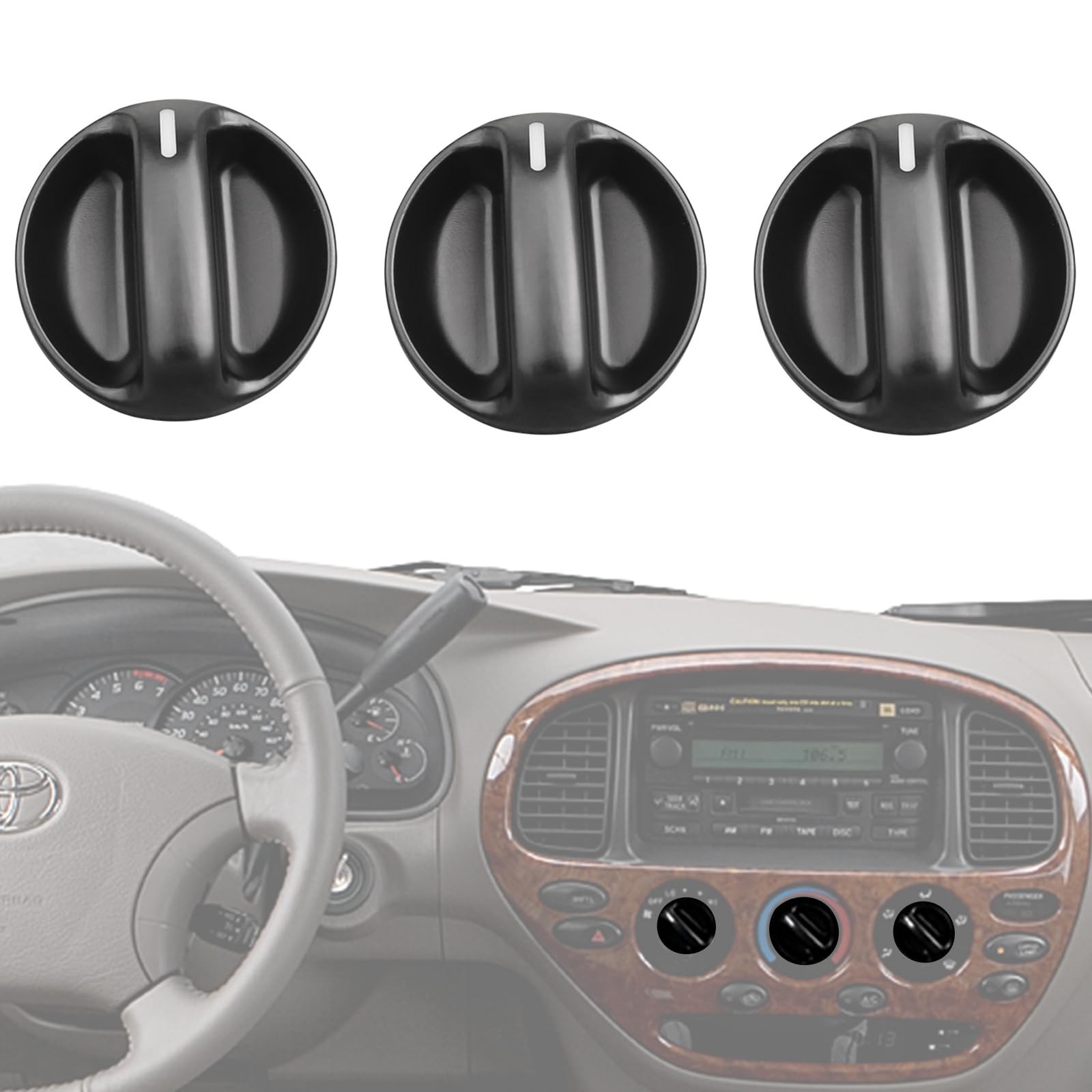 Climate Control Knob Compatible with Tundra 2000 2001 2002 2003 2004 2005 200