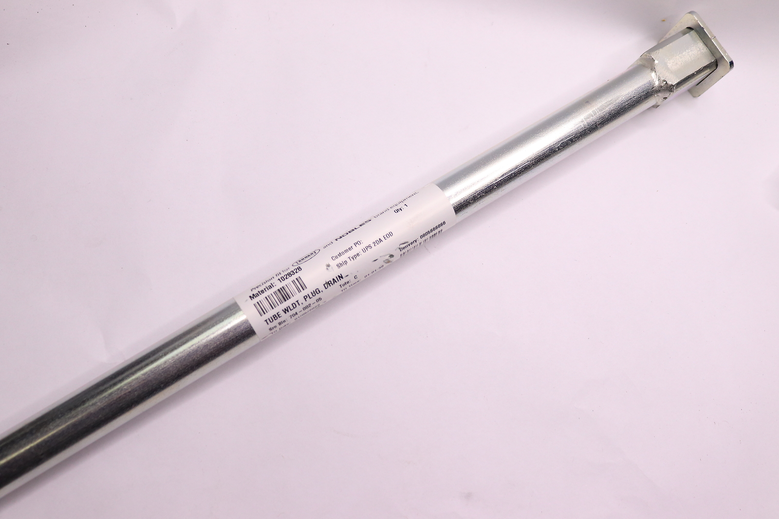 Tennant Genuine OEM Tube Weldment Drain Plug 1028328