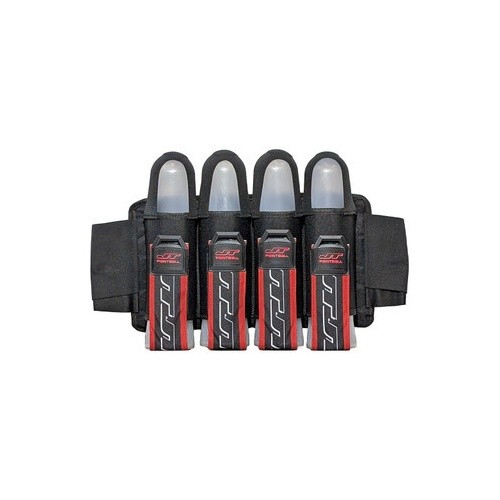 JT Paintball Race 4 Pod Harness - Birthstone Ruby - Red