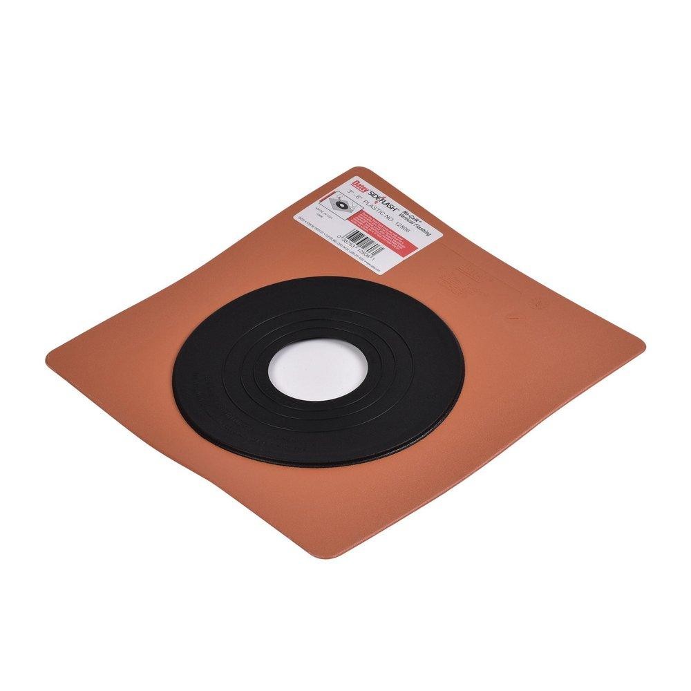 Oatey 12806 Side Flashing 3-6" Plastic 180�F Temp Orange