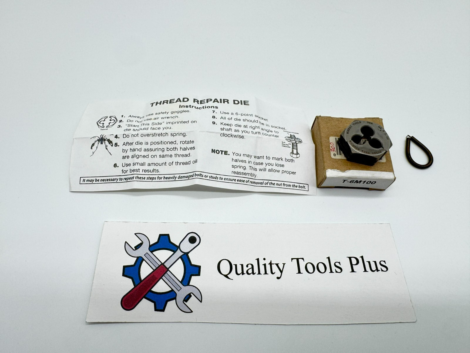Murray Tools NEW Split Hex Die Thread Chaser M6 X 1.00 USA