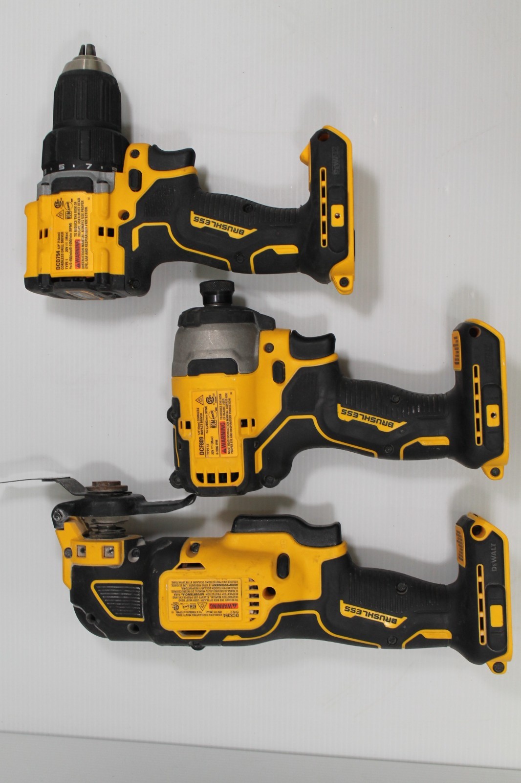 DEWALT 3-Tool Cordless Combo Kit 20V MAX Lithium-Ion TOOLS ONLY