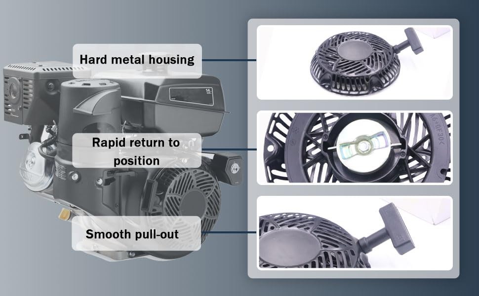 Recoil Starter Assembly Compatible with Kohler CH440 Engine 17 165 11 S 17 165