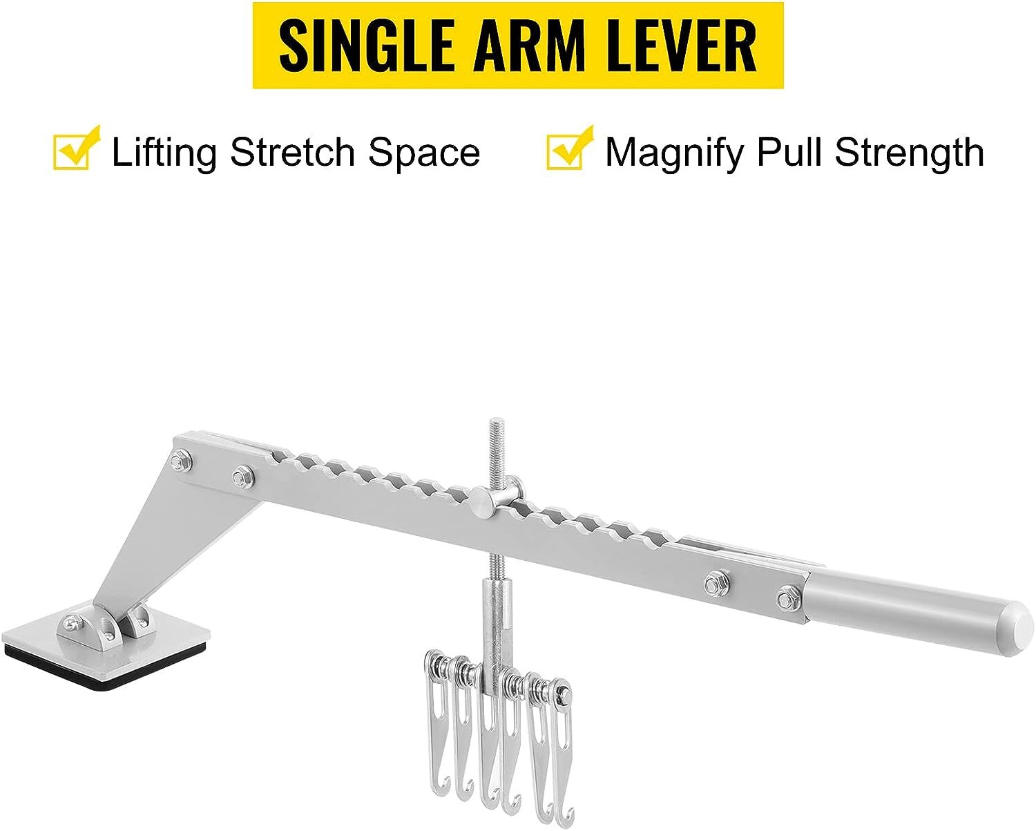 Dent Pull Lever Bar 6 Claw Hook Dent Puller Single Leg Lifter Portable Dent Pull