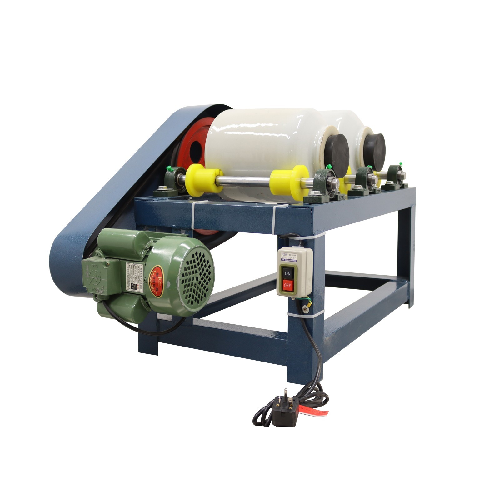 Horizontal Ball Mill Lab Fine Grinding Machine 5L Double Ceramic Jar 300 Mesh