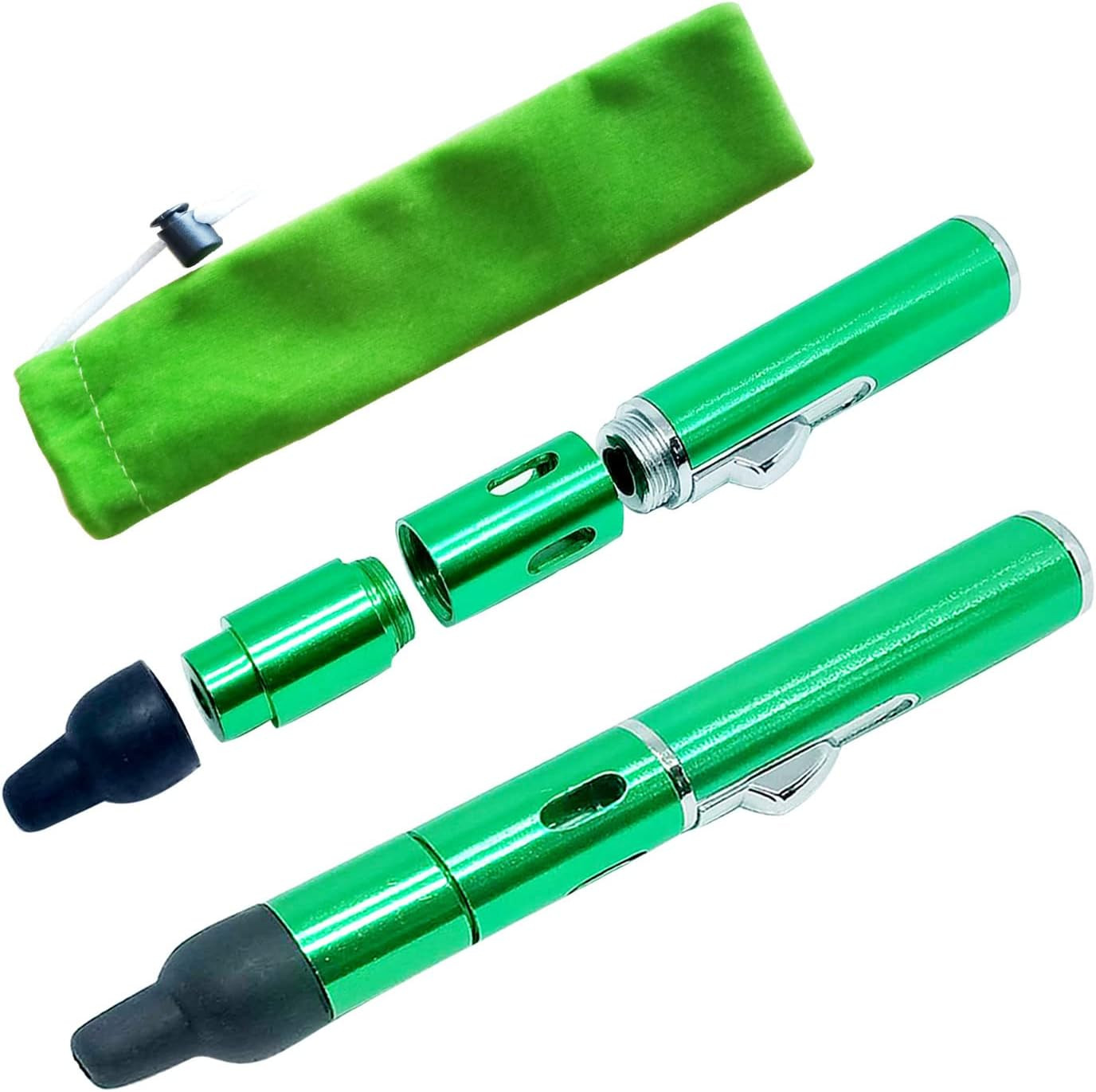 Butane Torch Lighter,  Metal All-In-One Tube Built-In Detachable Refillable Buta