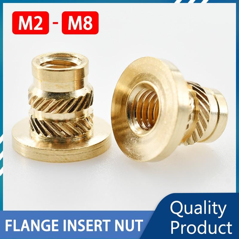 NEW Copper Threaded Insert Nuts M2–M8 Knurled Heat Set for 3D Print & Notebook
