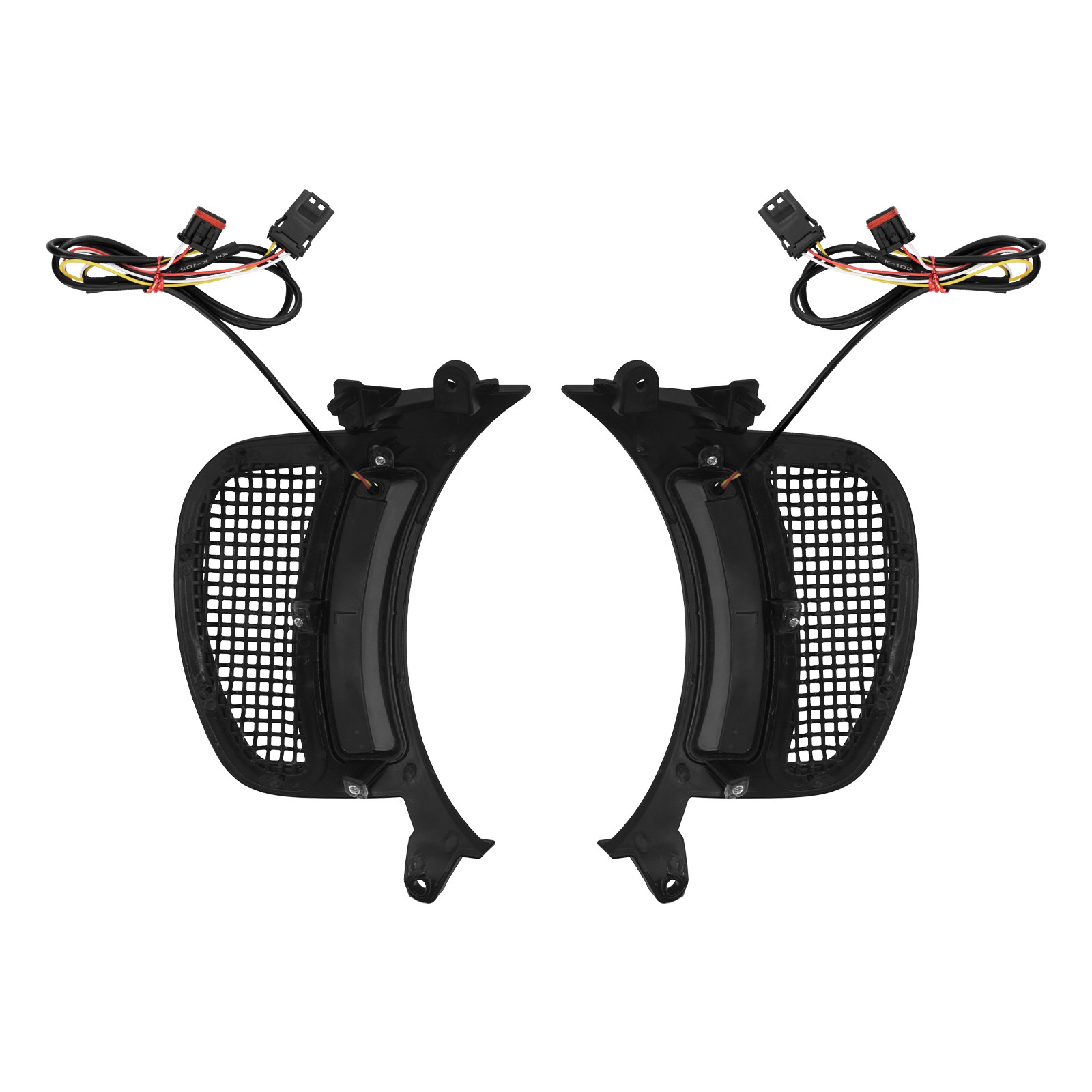 Headlight Vent Accent LED Running Turn Signal Light For Harley Road Glide 2015+