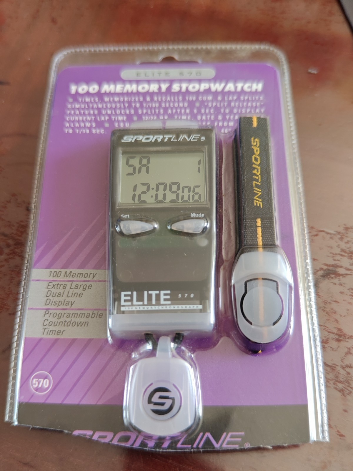 Elite 570 / 100 Memory Stopwatch Sportline