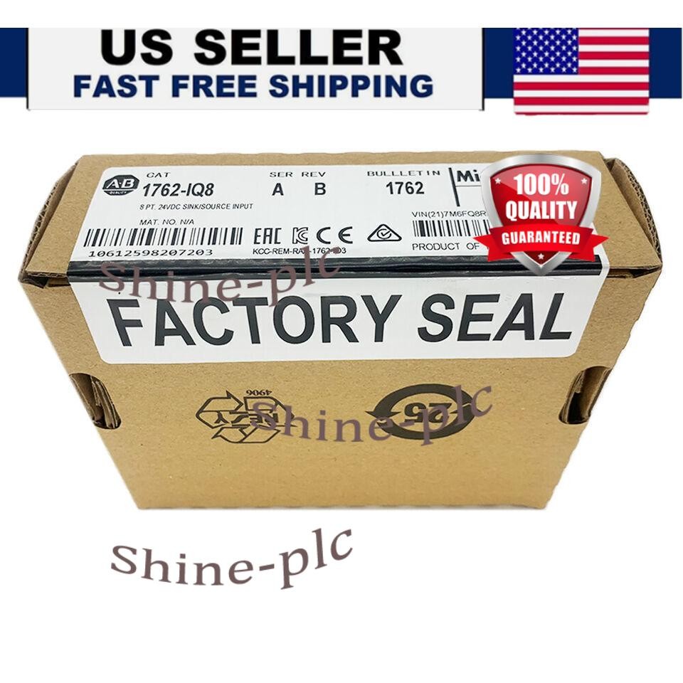 New Sealed AB 1762-IQ8 MicroLogix 1200 Discrete Input Module US Free Tax