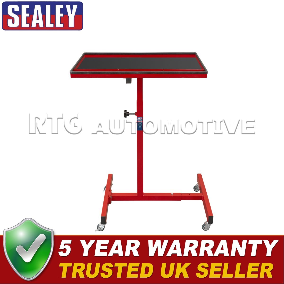 Sealey Adjustable-Height Mobile Workstation 50kg Capacity AP200