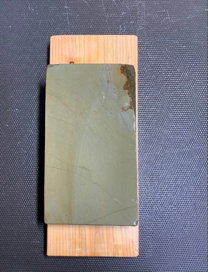Japanese Natural Whetstone Shohonyama Asagi Hard Finishing Stone 874g 143mm