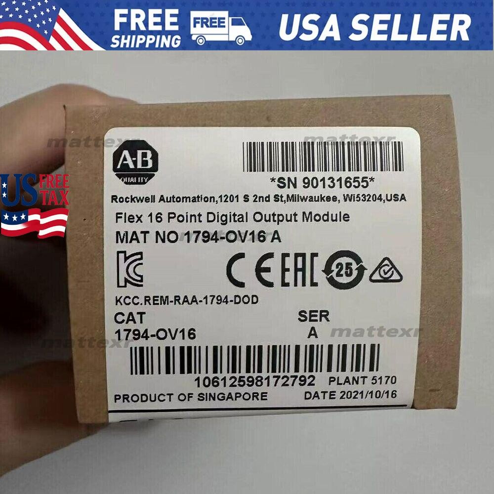 New Sealed 1794-OV16  Flex 16 Point Digital Output Module 1794OV16 US Free Tax