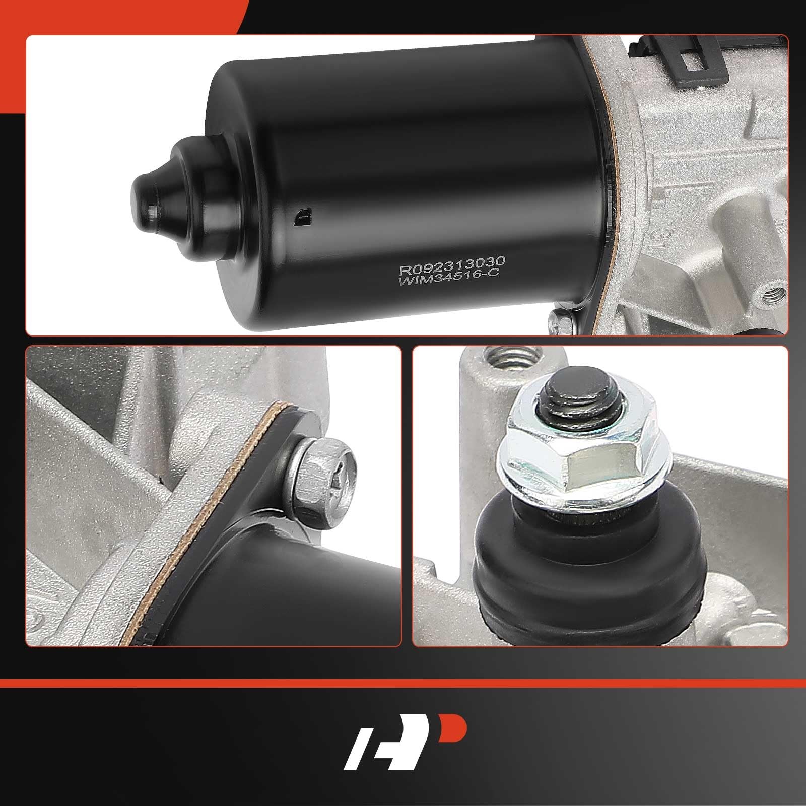 A-Premium Front Windshield Wiper Motor Without Washer Pump Compatible with Kia O