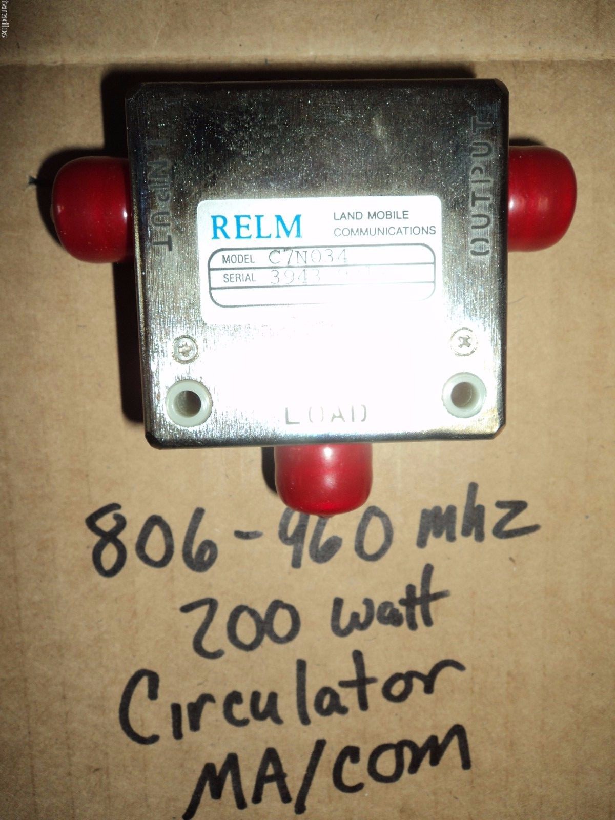 NEW Isolator UHF 806 - 960 MHZ M/A-COM UHF ~ 800 MHZ 200 Watt CIRCULATOR