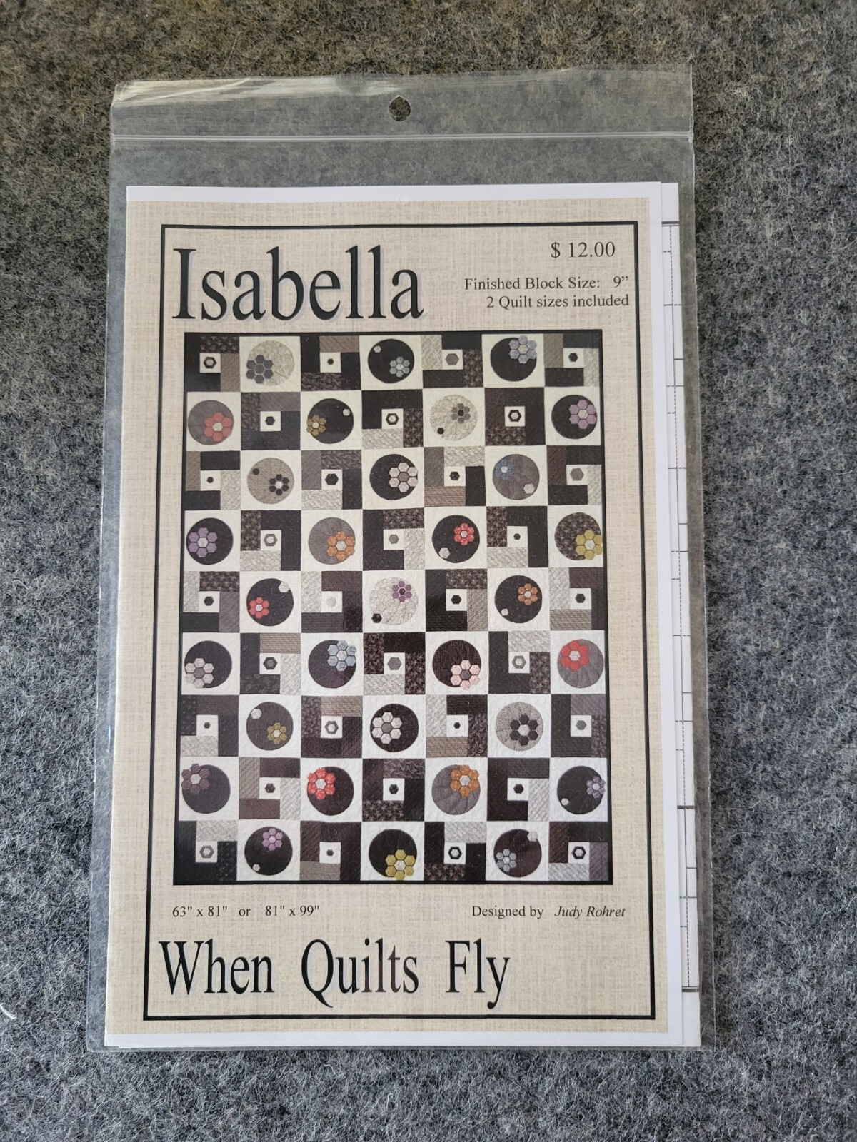 New Isabella Quilt Pattern by Judy Rohret When Quilts Fly
